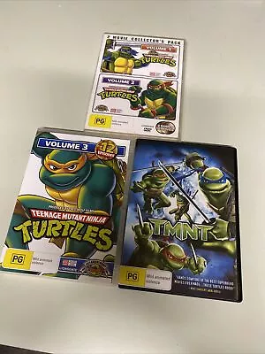 Teenage Mutant Ninja Turtles Dvds X3 Mixed Titles • $29.99