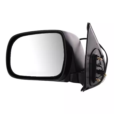 Power Mirror For 2005-2011 Toyota Tacoma Driver Side Textured Black Manual Fold • $39.40