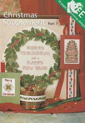 Christmas Supplement New Stitches Mary Hickmott Cross Stitch Chart Book • £2.49