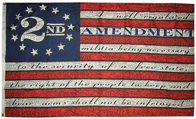 3x5FT 2nd Amendment Flag American USA 13 Star NRA Banner Gun Rights Patriot Ross • $4.59