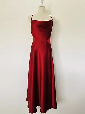 Sass Bide Dark Red Caress Dress Size 12 RRP:$490 • $159