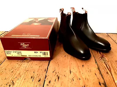 R.M.Williams Comfort Craftsman Chelsea Boot Chestnut. Size 6.5 H. New In Box. • £270