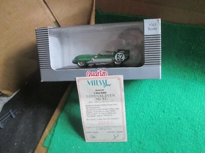 £9.99 • Buy Quartzo Lotus Eleven #62 Le Mans 1957 (1:43 Scale) Boxed Lot H36