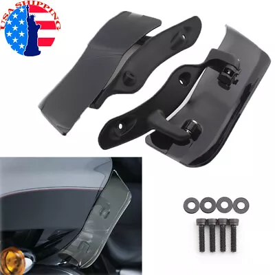 Adjustable Upper Fairing Side Wind Air Deflector For Harley Road Glide FLTR 15Up • $46.99