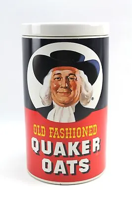 Vintage Old Fashioned Quaker Oats Oatmeal Ceramic Cookie Jar • $50