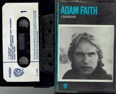 Adam Faith: I Survive: Cassette • £5