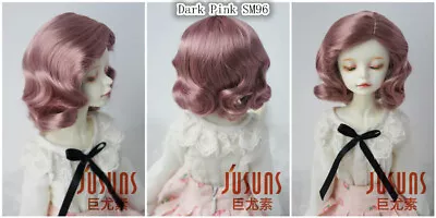 JD338 Top Curly BJD Synthetic Mohair Wig For OB11 YOSD MSD SD Blythe Doll Hair • $23.99