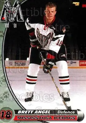 2000-01 Mississauga Ice Dogs #1 Brett Angel • $2.19