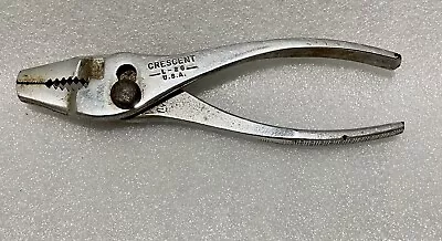Vintage Crescent L-26 Slip-joint Thin Nose Pliers Knurled Handles Made In U.s.a  • $9.99
