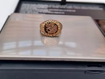 St George 9ct Gold Ring - Size G - 1.6 Grams • £90