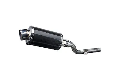 Yamaha XT225 Delkevic Slip On DS70 9  Carbon Fiber Oval Muffler Exhaust 86-07 • $278.99