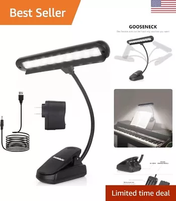 Clip On Music Stand Light - 9 LED Orchestra Lamp - Fully Adjustable - No Flicker • $50.99