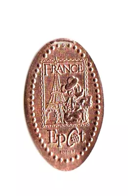 Elongated Penny  EPCOT FRANCE  Disney World Lake Buena Vista Zinc • $2