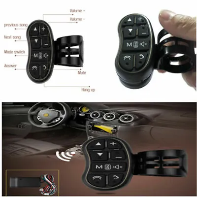 Auto DVD GPS Player Steering Wheel Wireless Remote Controller + Bluetooth Switch • $36.80