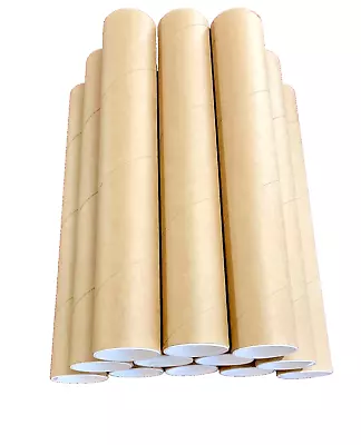 12 2.5  X 16.25  Heavy-duty Mailing Tubes With End Caps • $9.88