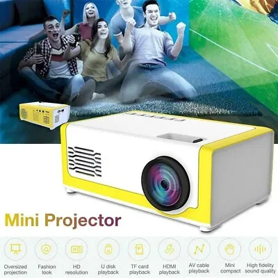 £67.39 • Buy Mini Handheld LED Projector Home Theater&Gaming For IPhone House Projector
