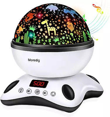 £35.62 • Buy Baby Night Light Projector Night Light Kids With Remote And Timer Blach White