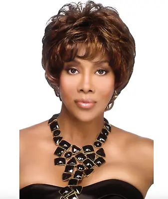 SALE Vivica Fox Light Weight Short Straight Soft Curl Style Jai V Wig • $39.99