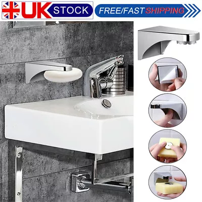 1/2/3Pcs Magnetic Soap Dispenser Bathroom Soap Holder Wall Mount Soap Container • £7.19