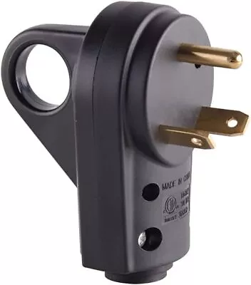 Veepeak 30 Amp RV Plug Male Replacement TT-30P Heavy Duty 125V 30A Rated 3 Prong • $19.18