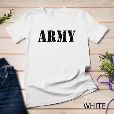 Vintage USA Army T Shirt - Military Green US Retro Logo Gift Unisex T-shirt • $29.99