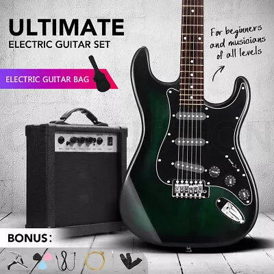 Melodic Electric Guitar 39 Inch Full Size  15W Amplifier For Beginner With Bag • $189.95