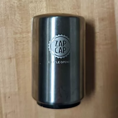 Zap Cap Push Down Beer Soda Bottle Opener Stainless Steel • $4