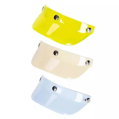 3 Snap Motorcycle  Visor Peak Cover Visor Motorbike  Lens For Motorcross Open • $7.89