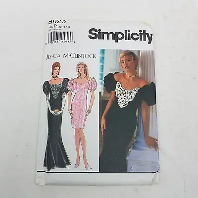 Simplicity Jessica McClintock Sewing Pattern 8823 Fitted Mermaid Dress  12 14 16 • $29.99