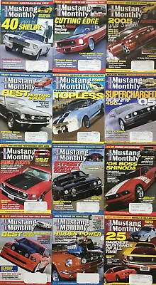 MUSTANG Monthly Magazine 2005 Lot Of 12 Complete Year SHELBY COBRA GT500 BOSS • $30.59