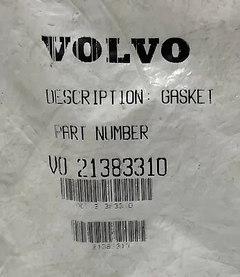 21383310 Genuine Volvo Timing Gear Cover Gasket Oem - New • $155.42