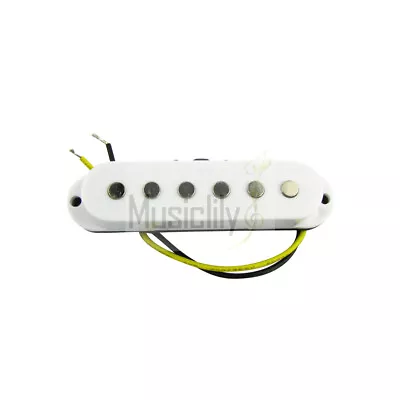 Musiclily 50mm Single Coil Middle Pickup For Fender Strat Style Guitar White New • $18.32