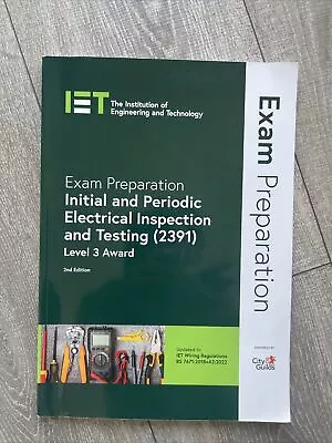 IET Exam Preparation: Initial And Periodic Electrical Inspection City And Guilds • £14.99