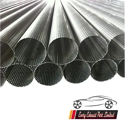 Perforated Stainless Steel Pipe Tube Exhaust Silencer Repair Section 32mm -76mm • £11