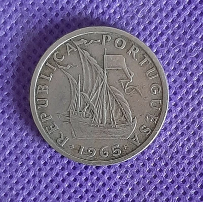 $5.99 • Buy 1965 5$00 Nice CONDITION PORTUGUESE COIN