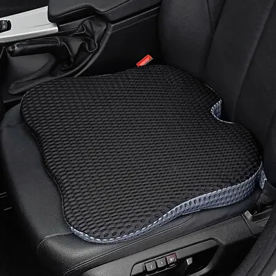 Universal Memory Foam Car Seat Cushion Driving Wedge Pad Booster Driver Pillow • £18.99