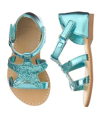 NWT Gymboree Mermaid Cove Star Sandals Shoes Girls Many Sizes • $12.95