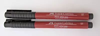 Faber Castell PITT Artist Pen 2 X Indian Red Brush Pens • £3.99