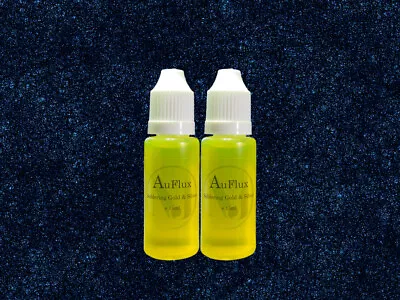 £4.95 • Buy 2x15ml AuFlux Gold And Silver Soldering Flux Bottle Au Premium Flux