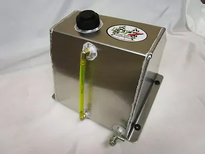 7 QT Aluminum Sprint Fuel Tank Go Kart Snowmobile Flat Mount Racing Parts • $136.59