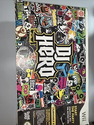 $35 • Buy DJ Hero1 + 2 Brand New Turntable & Game (Nintendo Wii, 2009) Open Box Very Mint+