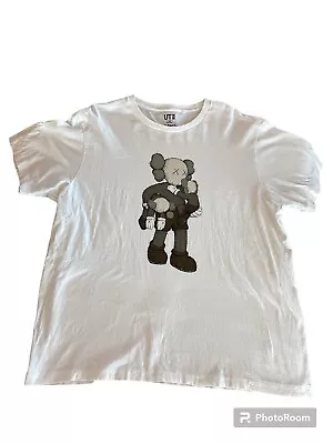 Uniqlo X Kaws UT Graphic Tee Clean Slate ‘Companion' White Size XXL • $39