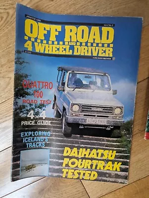 Off Road And 4 Wheel Drive Magazine Jan 1985 • £6.99