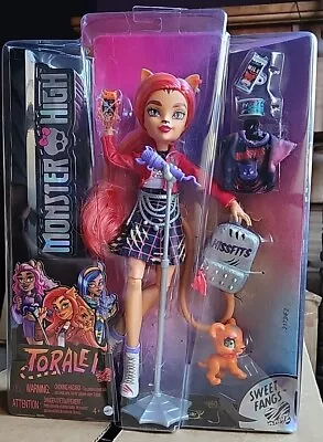 Monster High Toralei Stripe Fashion Doll & Sweet Fangs NEW Mattel Hissfits • $22.95