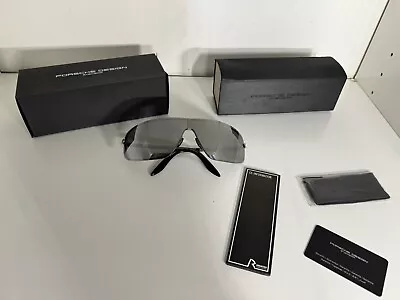 Authentic Porsche Design  P 8563 Sunglasses Titanium Made In Japan • $50