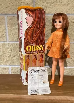 Ideal 1969 Vintage Chrissy Crissy Doll With Original Box & Instructions • $120