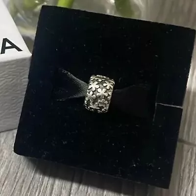 💖 Genuine Pandora Flower Clip Spacer Bead Charm Bracelet Gift Silver S925 ALE  • £18.10