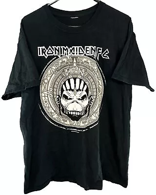 2017 Iron Maiden Fan Club The Book Of Souls T-Shirt Mens Size L Metal Band Tee • $33.95