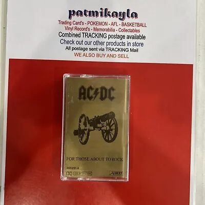 AC/DC For Those About To Rock We Salute You Original Cassette Tape • $70