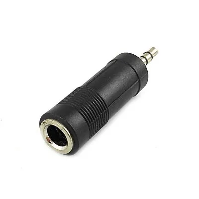 QTX 3.5mm Stereo Jack Plug To 6.3mm Mono Jack Socket Adaptor • £4.99